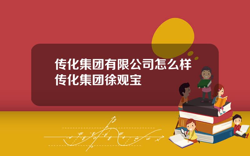 传化集团有限公司怎么样 传化集团徐观宝